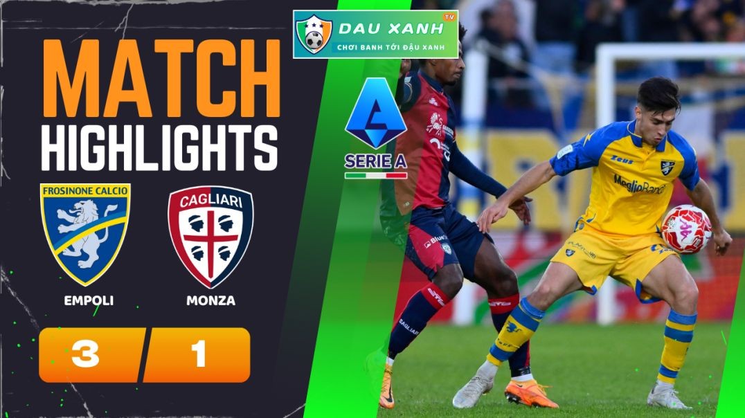 ⁣Highlights Frosinone vs Cagliari 18h30, ngày 21-01-2024