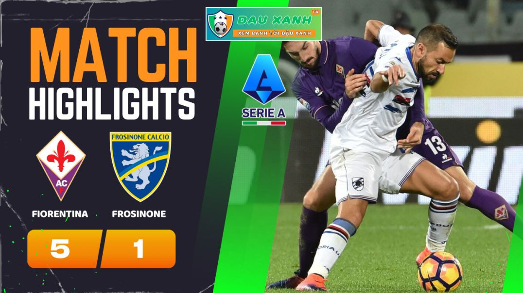 ⁣Highlights Fiorentina vs Frosinone 18h30, ngày 11-02-2024