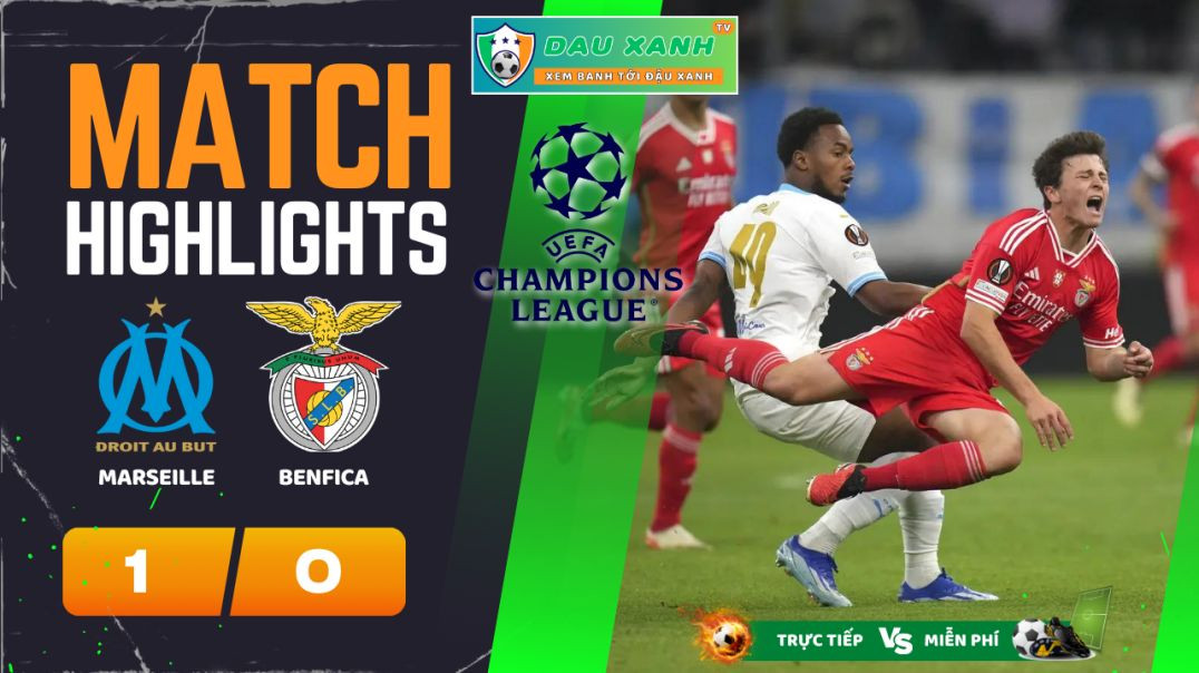 ⁣Highlights Marseille vs Benfica 02h00, ngày 19-04-2024