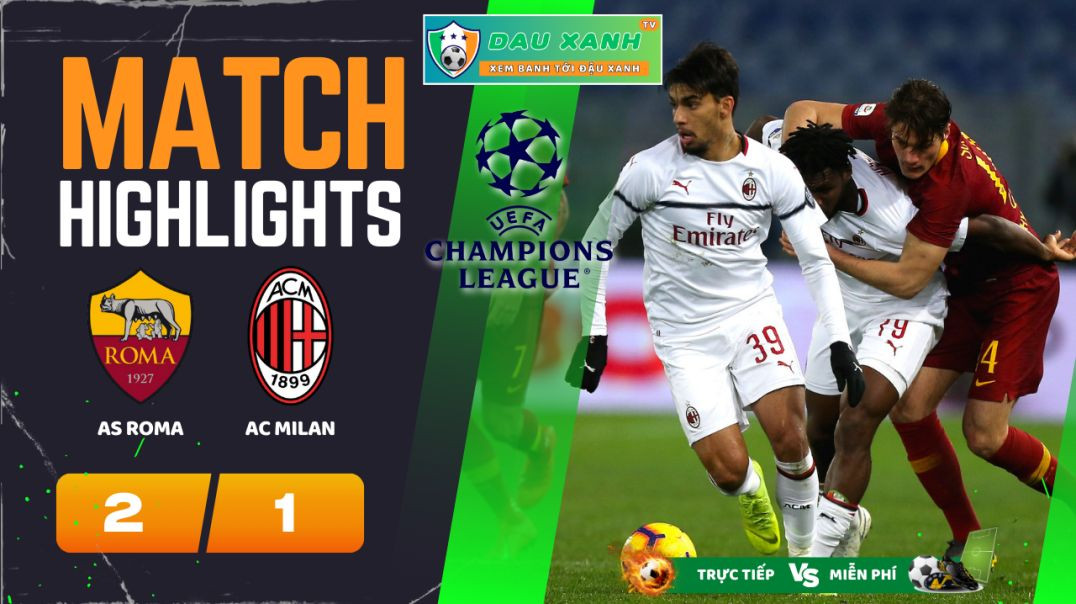 ⁣Highlights AS Roma vs AC Milan 02h00, ngày 19-04-2024