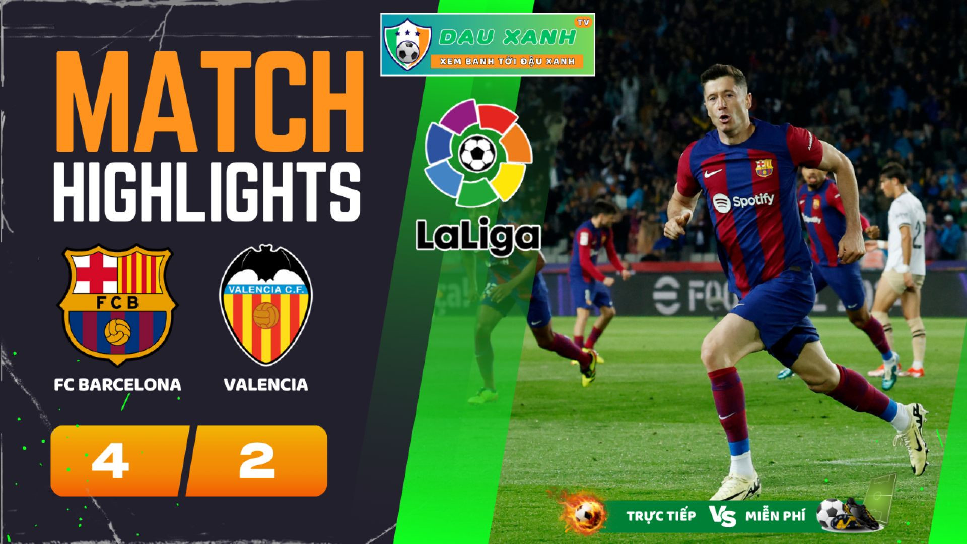 ⁣Highlights FC Barcelona vs Valencia 0200, ngày 30-04-2024