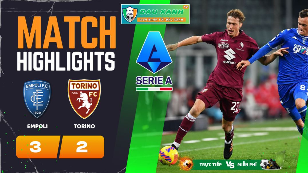 ⁣Highlights Empoli vs Torino 01h45, ngày 07-04-2024